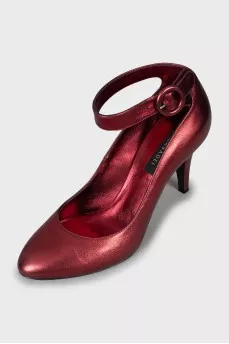 Shiny red shoes