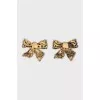 Gold Bow Earrings