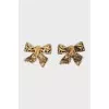 Gold Bow Earrings
