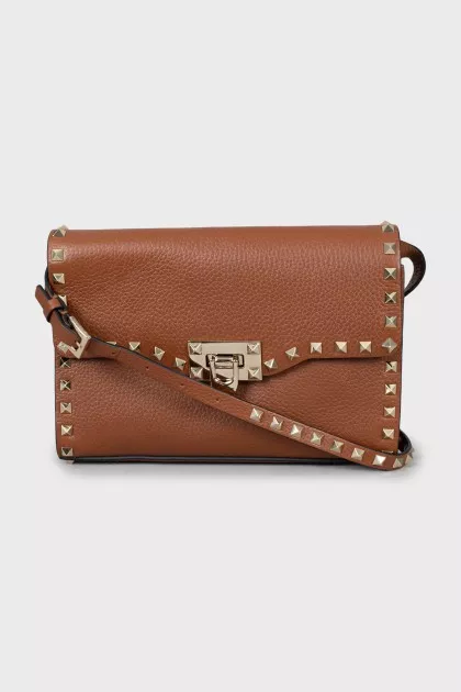 Leather crossbody bag Rockstud