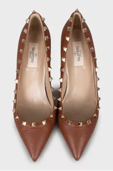 Туфли из кожи Rockstud