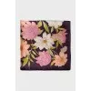 Silk shawl with floral print