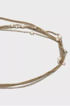 Vintage layered beaded belt