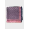 Silk and wool scarf