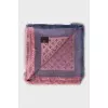 Silk and wool scarf