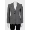 Fitted striped jacket
