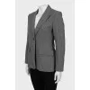 Fitted striped jacket