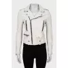 White leather jacket
