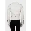White leather jacket