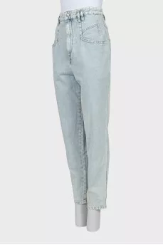Light blue mom fit jeans