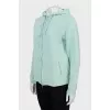 Ribbed sweatshirt with tag