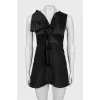 Black mini dress with bow
