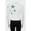 Slim fit sweater with short sleeves