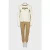 Knitted suit with joggers