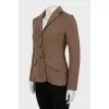 Brown jacket with pockets