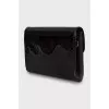 Patent leather crossbody bag