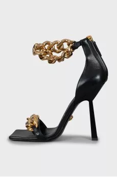Кожаные босоножки Medusa