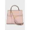 Leather satchel bag