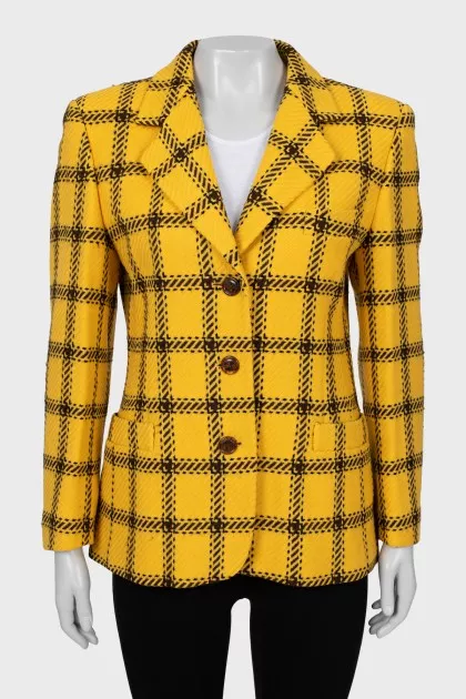 Vintage Checked Jacket