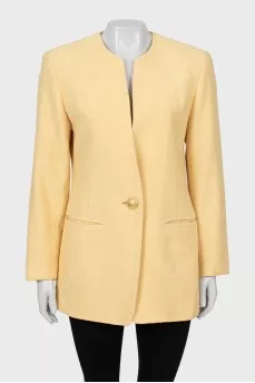 Vintage jacket with gold buttons