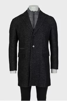 Men's single-breasted coat