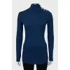 Wool golf with golden buttons
