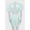 Mini dress with open back