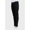 Black low rise skinny jeans