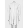 White dress with long sleeves
