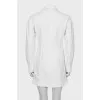 White dress with long sleeves