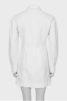 White dress with long sleeves