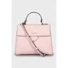 Pink satchel bag