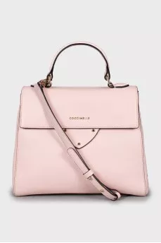 Pink satchel bag