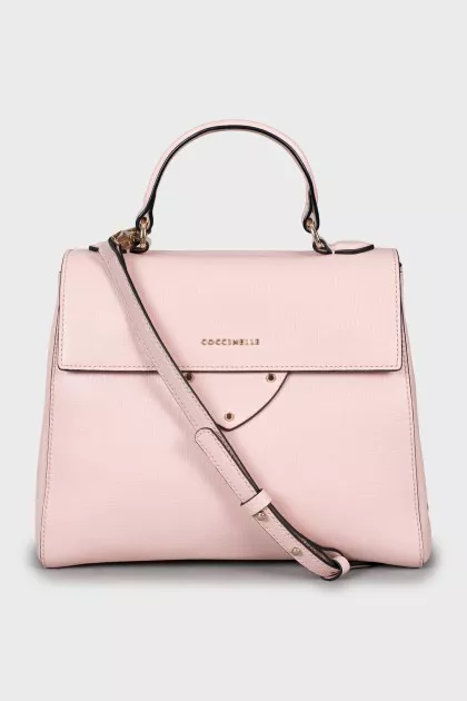 Pink satchel bag