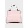 Pink satchel bag