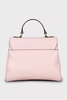 Pink satchel bag