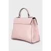 Pink satchel bag