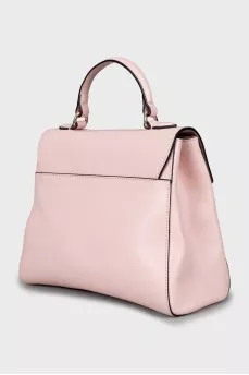 Pink satchel bag