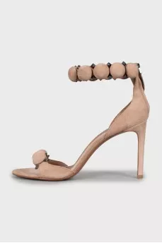 La Bombe Suede Sandals