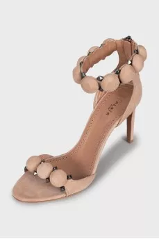 La Bombe Suede Sandals