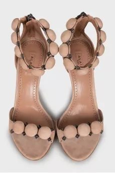 La Bombe Suede Sandals