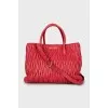 Quilted Leather Tote Bag
