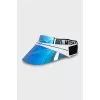 Visor with brand logo