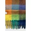 Checkered scarf in a combination of colors