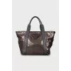Shiny shopper bag