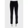 Men's straight cut corduroy trousers