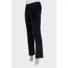 Men's straight cut corduroy trousers