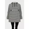 Oversized anorak with brand logo