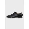 Men's leather shoes with laces