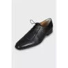 Men's leather shoes with laces